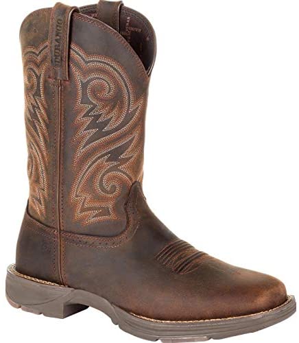 Durango Men's Ultralite Distressed Western Boot Square Toe Distressed Brown 12 D