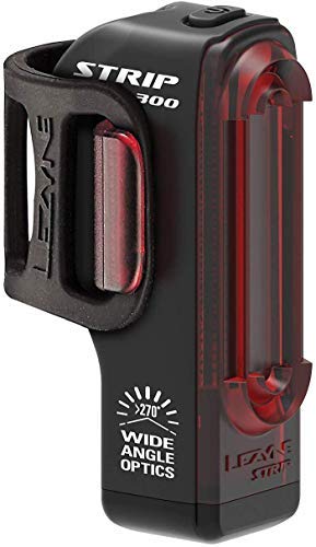 LEZYNE Strip Drive Pro Bicycle Tail Light, 300 Lumens, 53H Runtime, USB Rechargeable, Rear Bike Light