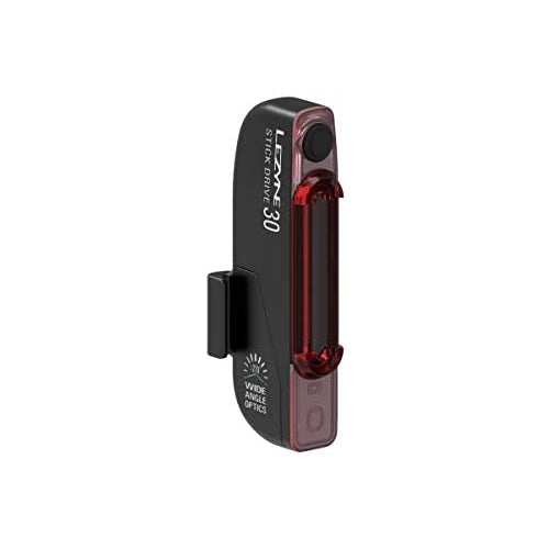 LEZYNE Stick Drive Bicycle Taillight, 30 Lumens LED, Super Compact, USB Rechargeable, IPX7 Water Proof, Magnetic Clip Base, 270Â° of Visibility, Rear Bike Light