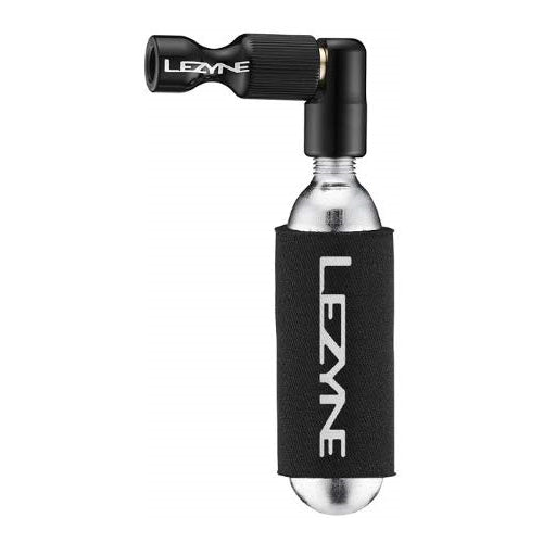 LEZYNE Trigger Drive CO2 Bicycle Inflator & 16g Cartridge, Presta & Schrader Compatible, Bike Inflator