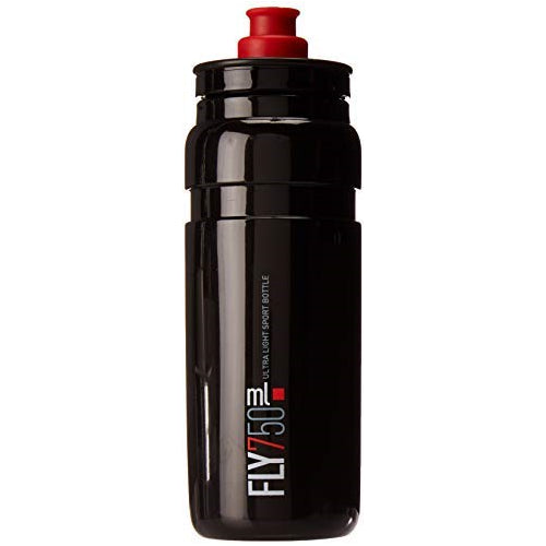 Elite Fly Logo Water Bottle, Black Red,750ml