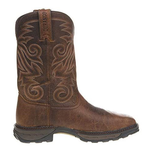 Durango Men's Maverick Xp Waterproof Western Work Boot Steel Toe Brown 10.5 EE