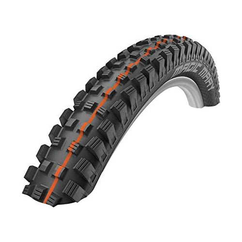 SCHWALBE - Magic Mary Downhill and Enduro Tubeless Folding Bike Tire | 29 x 2.6 | Evolution Line, Super Gravity, Addix Soft | Black