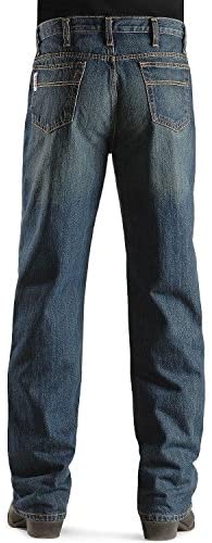 Cinch Men's Jeans White Label Relaxed Fit Denim Dark Stonewash Dark Stone 42W x 32L