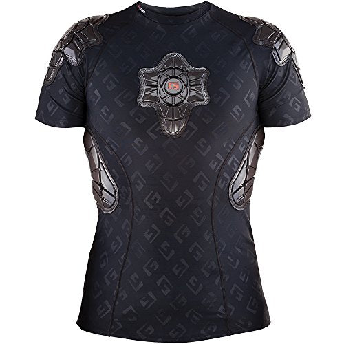 G-Form Pro-X Padded Compression Shirt, Black Logo, Adult Large