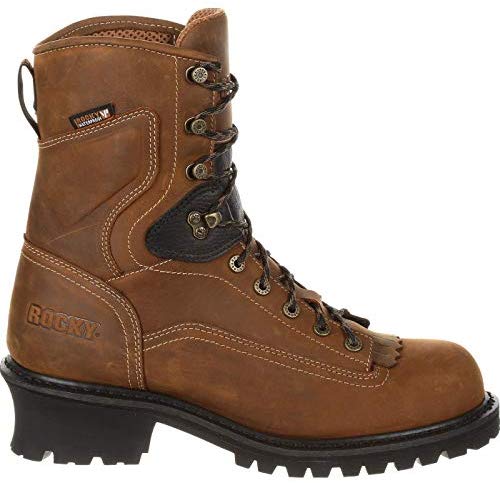 Rocky Sawblade 8" Composite Toe Waterproof Logger Work Boot