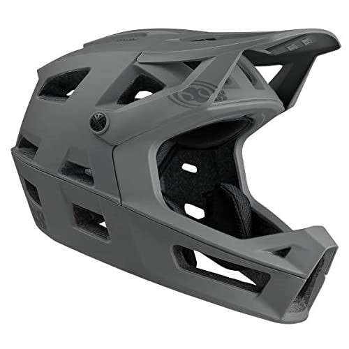 IXS Unisex Trigger FF MIPS (Graphite,SM)- Adjustable with Compatible Visor 54-58cm Adult Helmets for Men Women,Protective Gear with Quick Detach System & Magnetic Closure