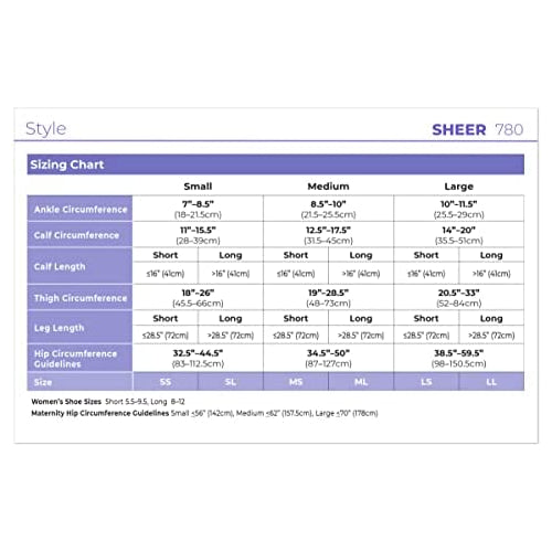 SIGVARIS Womenâ€™s Style Sheer 780 Open Toe Thigh-Highs w/Grip Top 15-20mmHg