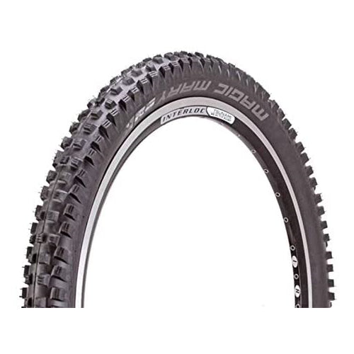 SCHWALBE - Magic Mary Downhill and Enduro Tubeless Folding Bike Tire | 27.5 x 2.6 | Evolution Line, Super Trail, Addix Soft | Black