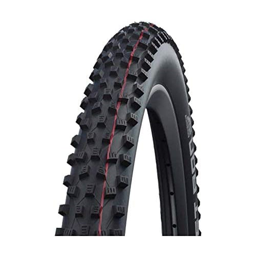 SCHWALBE - Rocket Ron Cross and XC Race Tubeless Folding Bike Tire | 27.5 x 2.6 | Evolution Line, Super Ground, Addix SpeedGrip | Black