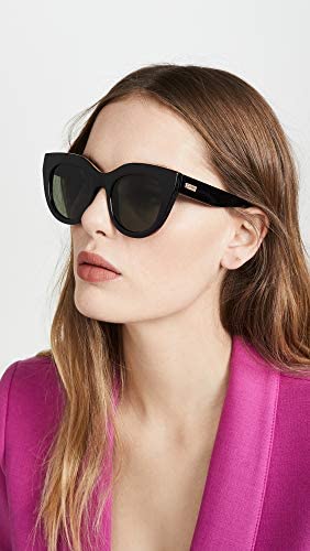 Le Specs Women's Air Heart Sunglasses, Black Gold/Khaki Mono, One Size