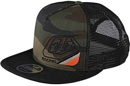 Troy Lee Designs Men's Precision 2.0 Snapback Adjustable Hats,One Size,Green Camo