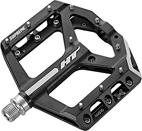Ht Components 91-9207K Ans10 Alloy Pedal Black Sealed Cr-Mo Spindle