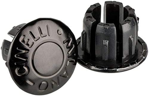 Cinelli CAPSY Handlebar Plugs, Black