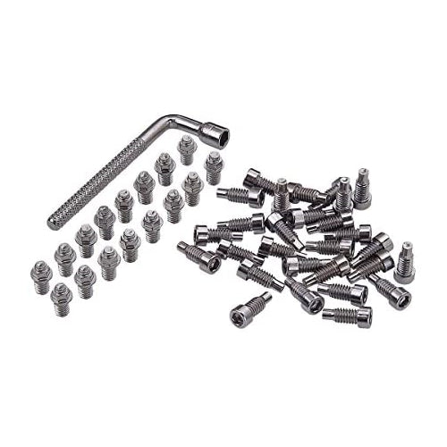 Spank Spike/OOZY/Spoon Pedal Pin Kit Cycling Equipment, Silver & Black