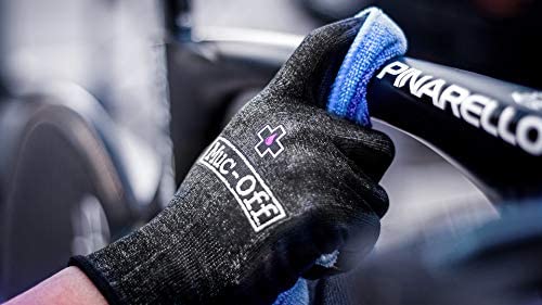 Muc-Off Mechanics Gloves, Large - Latex Free, Cut-Resistant Work Gloves for Bike and Motorcycle Maintenance - Machine Washable