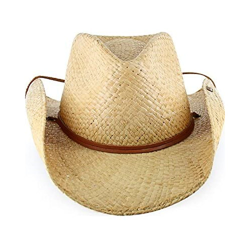 Stetson Men's Straw Fashion Cowboy Hat Natural Large