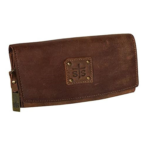 STS Ranchwear Women's The Baroness Tri-fold Wallet, Brown, One Size