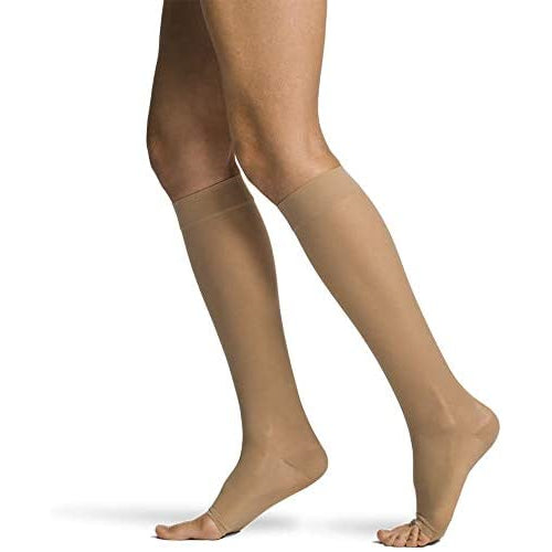 SIGVARIS WomenÃ¢Â€Â™s Style Sheer 780 Open Toe Calf-High Socks 20-30mmHg