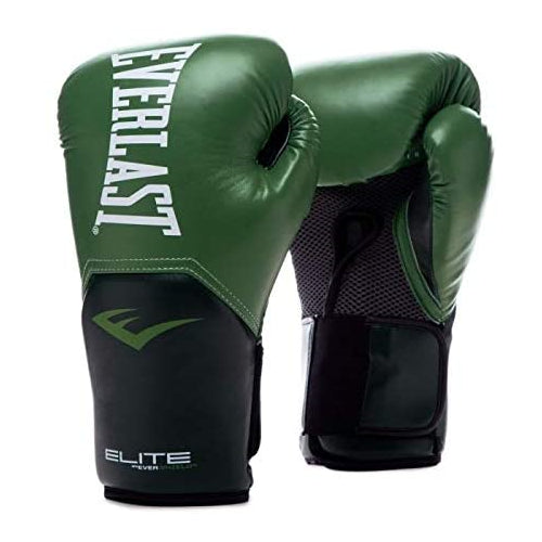 Everlast Elite Pro Style Training Gloves, Green 14oz