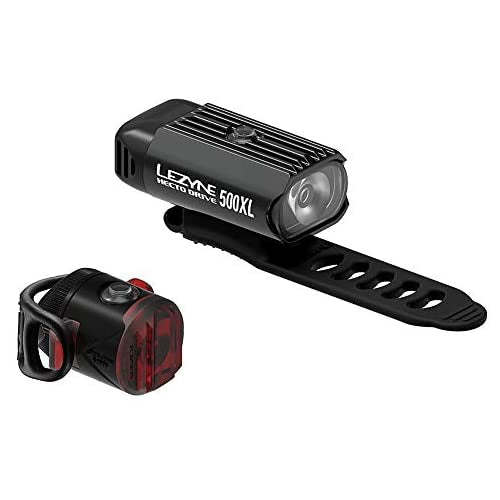 LEZYNE Hecto Drive 500XL & Femto Drive Bicycle LED Light Combo Pair, Lightweight, Compact, Bike Light Set