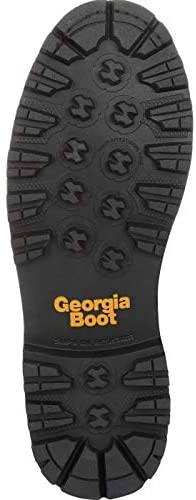 Georgia Boot AMP LT Logger Low Heel Waterproof Work Boot Size 7.5(W) Black