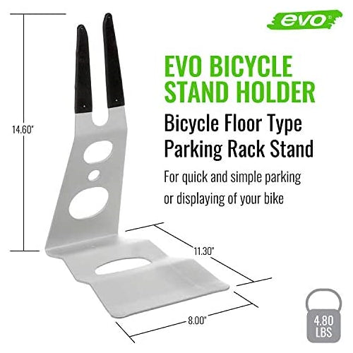 evo Front or Rear Hub Bike Stand for Road & Mountain Bikes - Universal Design - 20"