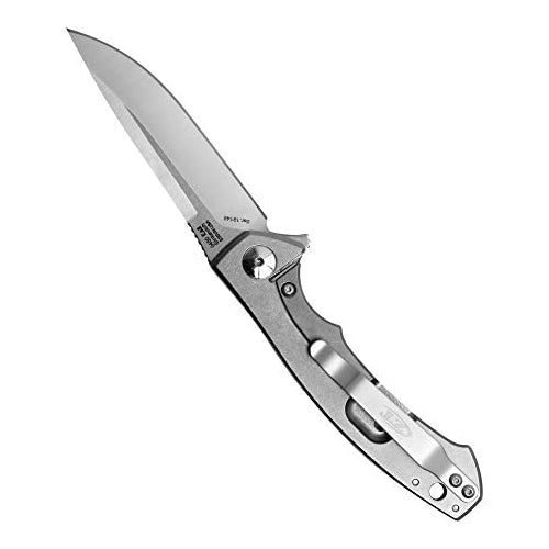 Zero Tolerance (0450); With 3.25Ã¢Â€Â DLC-Coated S35VN Stainless Steel Blade, All-Black Carbon Fiber and Titanium Handle Scales, KVT Ball-Bearing Opening, Frame Lock and Reversible Pocketclip; 2.45 OZ.