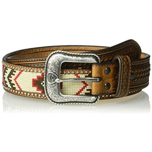 Ariat Aztec Embroidery Belt Natural/Multi 36