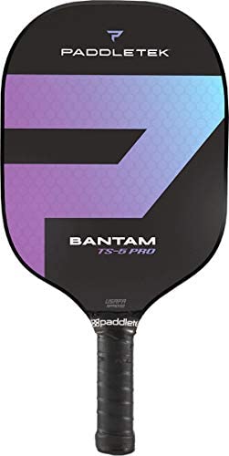 Paddletek Bantam TS-5 Pro Pickleball Paddle | Standard Weight | Standard Grip | Yellow