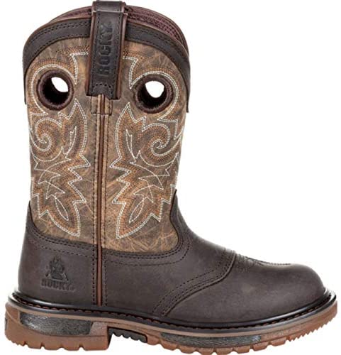 Rocky Big Kid's Original Ride FLX Western Boot Size 4(M)