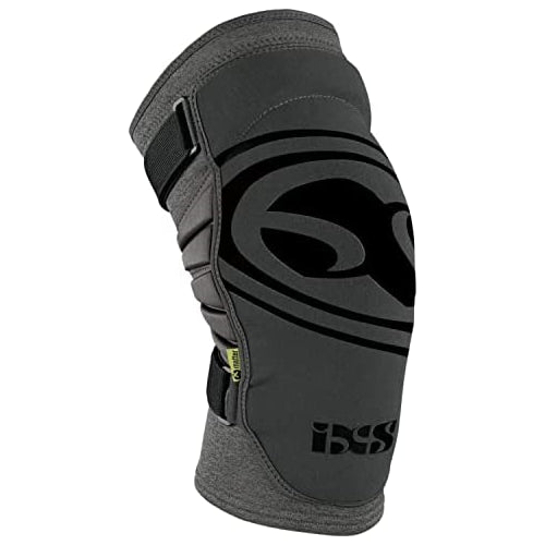 IXS Unisex EVO+ Breathable Moisture- Knee pads (Grey, XXL)- Knee Compression Sleeve Support for Men & Women, Wicking Padded Protective Knee Guards, Youth Knee Pads, Knee Protective Gear