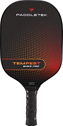 Paddletek Tempest Wave Pro Pickleball Paddle | Standard Grip | Riptide (Blue)