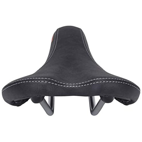 Charge Bikes Spoon Saddle, CrMo - Black/red Logo - RP7107U10OS