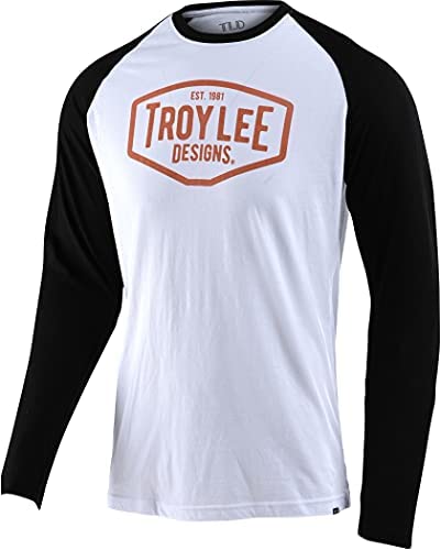 Troy Lee Designs Motor Oil Long Sleeve Shirt (X-Large) (Charcoal/Black)