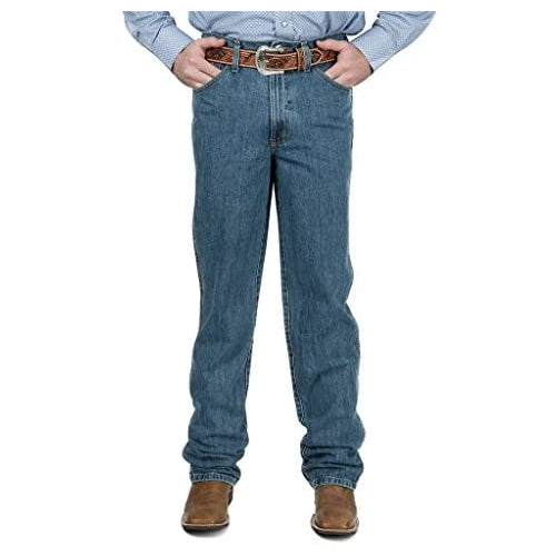 Cinch Men's Bronze Label Tapered Slim Fit Jeans Midstone 33W x 30L
