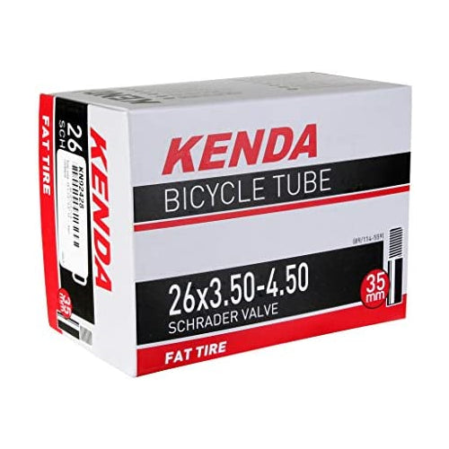 KENDA Fat Bike Tube Black, 26x3.5-4.0in