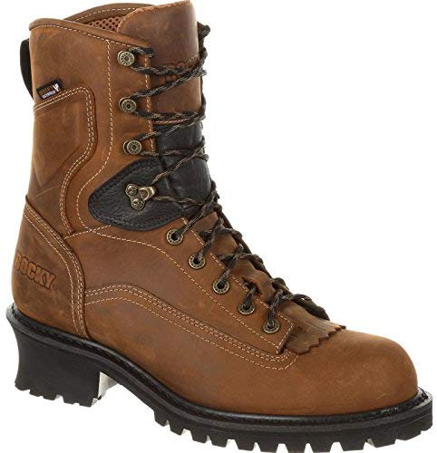 Rocky Sawblade 8" Composite Toe Waterproof Logger Work Boot