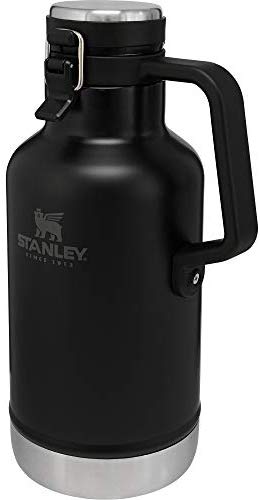 Stanley Classic Vacuum Growler, 64 oz Capacity, Stainless Steel, Matte Black