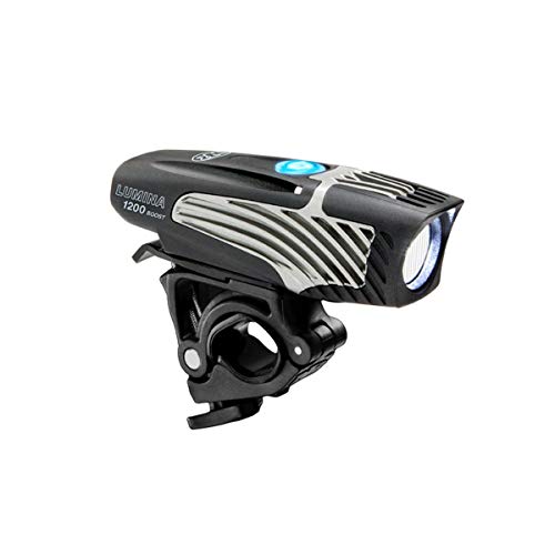 NiteRider Lumina 1200 Boost USB Rechargeable Bike Light Powerful Lumens Bicycle Headlight LED Front Light Easy to Install for Men Women Road Mountain City Commuting Adventure Cycling Safety Flashlight