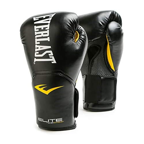 Everlast Elite Pro Style Training Gloves, Black, 16 oz