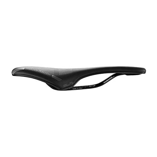 Selle Italia SLR Boost TM SuperFlow Road Bike Saddle, Light and Comfortable Race Saddle with Compact Design, Road Bicycle Seat with Soft-Tek Cover for Men and Women - 248 x 145mm, 218g, Black