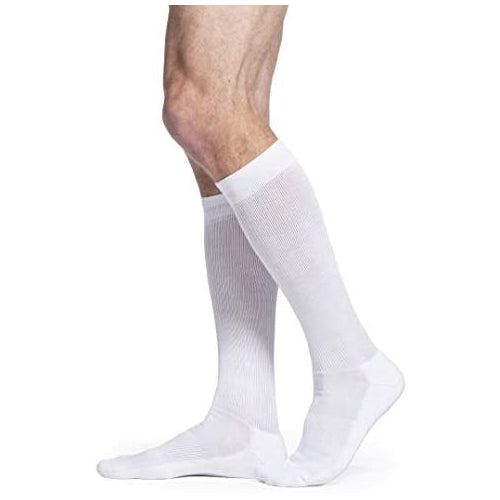 SIGVARIS MenÃ¢Â€Â™s Motion Cushioned Cotton 360 Closed Toe Calf-High Socks 20-30mmHg