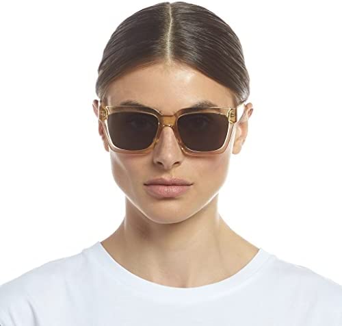 Le Specs Women's Weekend Riot Sunglasses, Sand, Tan, Orange, One Size
