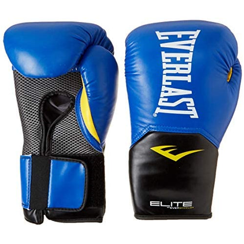 Everlast Elite Pro Style Training Gloves, Blue, 16 oz