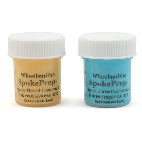 Wheelsmith Mini Spoke Prep Coating Paint (Pack of 2), 15ml, Blue/Orange