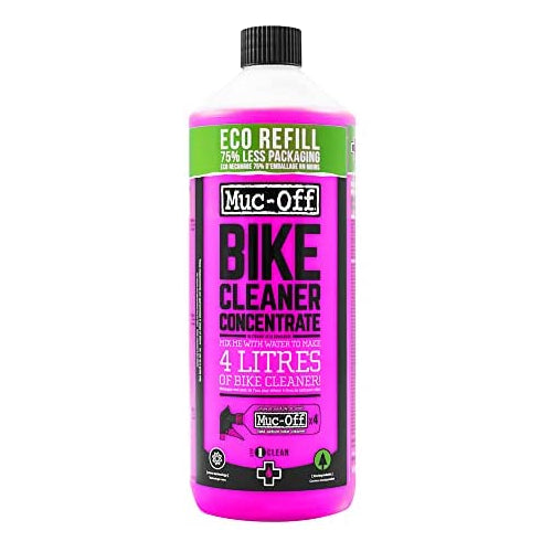 Muc-Off Bike Cleaner Concentrate, 5 Liter - Fast-Action, Biodegradable Nano Gel Refill - Mixes with Water to Make Up to 20 Liters of Bike Wash