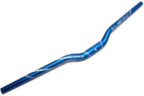 RaceFace Atlas Mountain Bike Handlebar (Blue, 31.8-mm Clamp, 785-mm Wide, 1.25-Inch Rise)