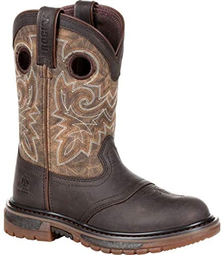 Rocky Big Kid's Original Ride FLX Western Boot Size 4(M)