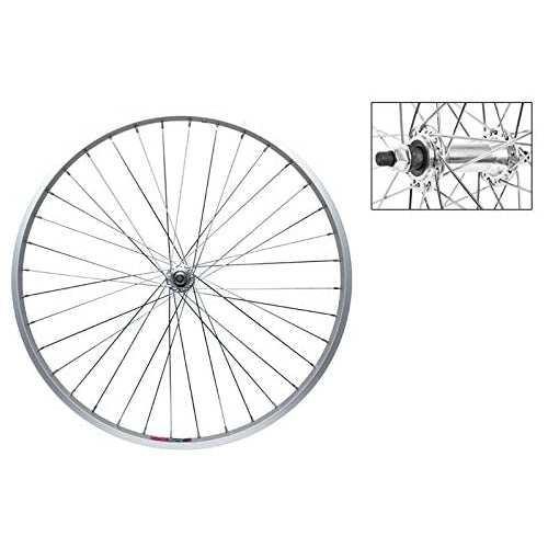 Wheel Master Front Bicycle Wheel 26 x 1.5 36H, Alloy, Bolt On, Silver, SS Spokes